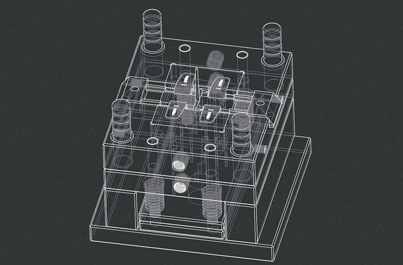 射出成型模具設計流程示意圖