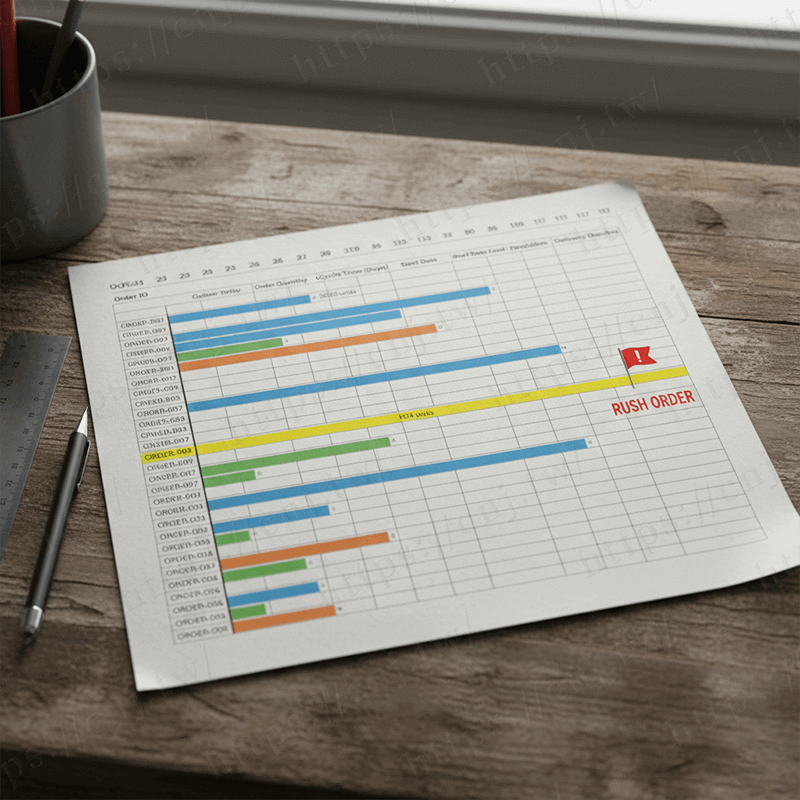 射出成型量產排程時程規劃